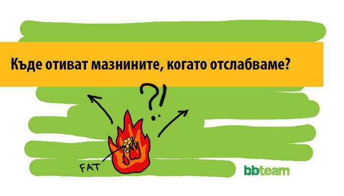 Къде отиват мазнините, когато отслабваме?