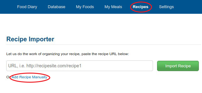 Създаване на рецепта в MyFitnessPal